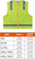 Ergodyne Unisex - Class 2 Economy Surveyors Vest Zipper, Lime, Large-X-Large US...