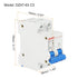 Miniature Circuit Breaker Low-voltage 2 Poles 3A 230/400V for Household Circuit Breaker Overload Protection...