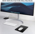 Aluminum Mouse Pad with Non-slip Rubber Base and Micro Sand Blasting Alloy Surface for Fast and Accurate Control | Black...