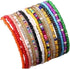 17Pcs Elastic Beaded Handmade Bracelets Bohemian Stackable Beaded Stretch Bracelets Colorful Boho Beach Anket Bracelet Set Rainbow Handmade Seed B...