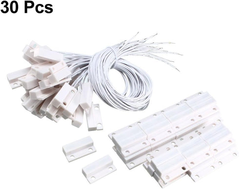 uxcell Surface Mount Wired NC Door Sensor Alarm Magnetic Reed Switch White MC-38...