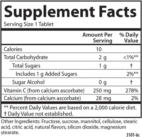 Carlson - Kid's Chewable Vitamin C, 250 mg, 1 g of Sugars, Immune Support & Optimal Wellness, Antioxidant, Tangerine, 120 Vegetarian Tablets...