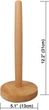 Wood Paper Towel Holder, Wooden Paper Towel Holder Countertop Standing Paper Towel Organizer Roll Dispenser for Kitchen Countertop & Dining Table...