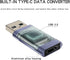 USB C to USB Adapter 2 Pack,Type C Female to USB A Male Converter Block,for Apple Watch iPhone 15 Pro Max Charger Adapter,3.0 Supports Fast Chargi...