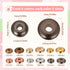 SUNNYCLUE 1 Box 60G 12 Styles Gold Filled Spacer Bead Bulk Flat Rondelle Beads Antique CCB Plastic Silver Golden Bronze Black Round Loose Mini Bea...