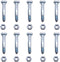 Pro-Parts 10PK Shear Pins and Nuts for Ariens 532005 53200500 Snow throwers...