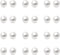 Charisma 6mm Composite Pearl Earrings Round Ball Pearls Stud Earrings Hypoallergenic 12 Pairs Imitation Pearl Earrings Set for Women...