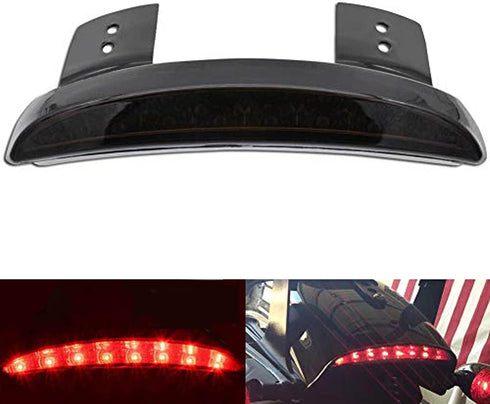 1PC Motorcycle Tail Light Chopped Rear Fender Edge LED Brake Light License Plate Light Stop Running Light for Har*ley Sport-ster XL 883N 1200N XL1...