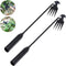 Weeder Puller Tool Weeding Tools Weed Puller Tool for Weed Artifact Uprooting Weeding Tool,4 Teeth Manganese Gardening Hand Weeder Tools,Garden We...
