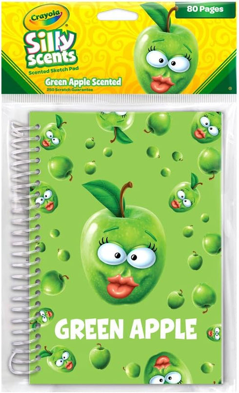 Crayola Silly Scents Sketch & Sniff Sketchbook (8.3" x 5.8") - Green Apple...