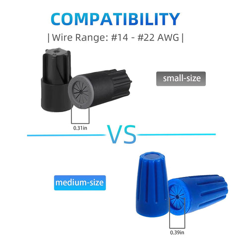 40PCS Waterproof Outdoor Wire Electrical Connectors,Sealant Twist Nuts Caps Cable Terminal Connector Gel for Landscape Light, Building Application...