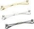 3PCS Shirt Collar Clips Necktie Tie Clips Clip-on Collar Bars Gold Silver Black Metal Cravat Clips Collar Pin Accessories for Men...