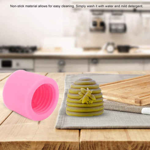 Honeycomb Silicone Fondant Cake Chocolate Decoration DIY Handmade Soap Beehive-Shaped Decorating Tool...