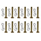 12 Pack Shear Pin and Cotter Pin for MTD Snow Thrower 738-04124A and 714-04040...