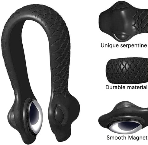 2 Pcs Acupressure Clips, Migraine Relief Clips with Serpentine Pattern, LI4 Massage Clips for Men/Women, Plastic Tiger Mouth Rubdown Clips for Hea...