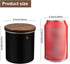 Food Storage Jar Canister with Airtight Walnut Wood Lid Elegant Design Stainless Steel Canister for Tea Coffee Sugar Spice Nuts Snacks Seasonings ...