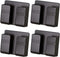 4PC Wall Mount Cell Phone Charging Holder, Black Adhesive Mobile Phone Wall Stand for Charger, Phone Holders for Shower Bed Wall......