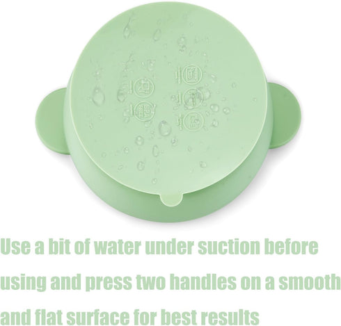 PandaEar 3 Pack Suction Bowls for Baby Toddlers 6-12 months, Silicone Baby Bowls with Suction for Food Feeding, BPA Free Toddler Bowls, Microwave ...