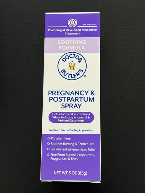 Doctor Butler's Pregnancy & Postpartum Spray - Perineal Spray and Hemorrhoid Treatment with Aloe and Chamomile, Pregnancy Support and Postpartum E...