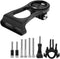 Thinvik Bike Computer Mount for Garmin Edge,Gopro Combo Mount,Compatible with All Garmin Series 1030 1000 830 820 810 530 520 510 500 25 20 GPS Co...