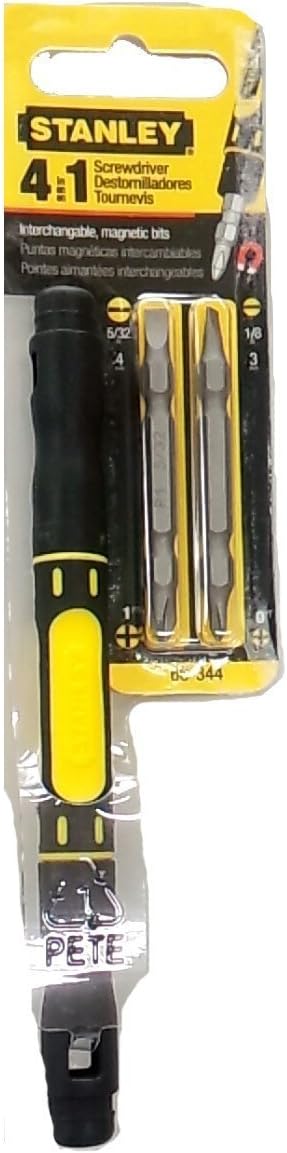 Stanley Hand Tools 66-344 4-In-1 Bi-Material Pocket Driver...