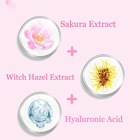6Pcs Amino Acid Skin Care Products Set, Sakura Skin Care Sets, Nicotinamide Skin Care Gift Set for Women Girls, Skincare Routine Set, Face Care Ki...
