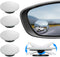 JOYTUTUS HD Blind Spot Car Mirror 4 Pack Accessories Round Convex Mirror Frameless Side Rear View Mirror with Wide Angle 360° Adjustable Glass ABS...