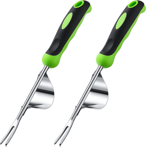 Hand Weeder Tool Garden Weeding Tool Gardening Weeder Tool with Ergonomic Handle, Stainless Steel Garden Lawn Farmland Transplant Gardening Plant ...