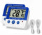 Fridge Freezer Thermometer Max/Min Memory LXSZRPH High & Low Temperature Alarms Settings with LED Indicator Digital Refrigeration Thermometer with...