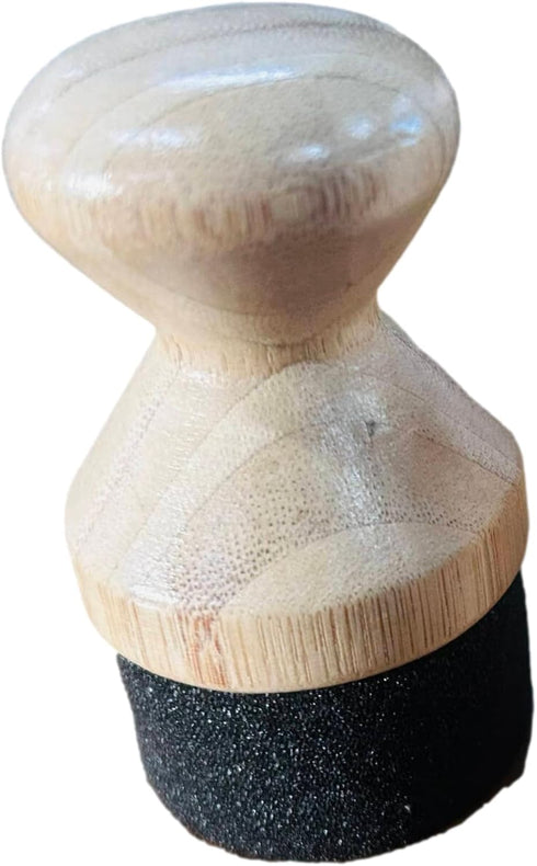 Heritage Products Cutting Board Oil & Wax Applicator - Food Grade Mineral Oil Wood Conditioner with Handle and Wooden Cap - Restore Butcher Blocks...