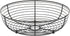 IBWELL® Black Fruit Bowl for Kichen Countertop, Round Wire Fruits Breads Vegetables Snacks Canddy Basket - 11.2"x3.6"(DxH)...