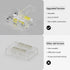 PAUTIX 10mm Connectors for COB RGB LED Strip Lights 4 Pin,4pcs Transparent Gapless Connectors,3pcs Dual Ends Extension Connectors and 2pc Strip to...