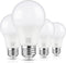 A19 LED Light Bulbs, 60 Watt Equivalent LED Bulbs, 6000K Cool White, 850LM, Non-Dimmable, E26 Base, 9W Bright White LED Bulbs, 4-Pack...