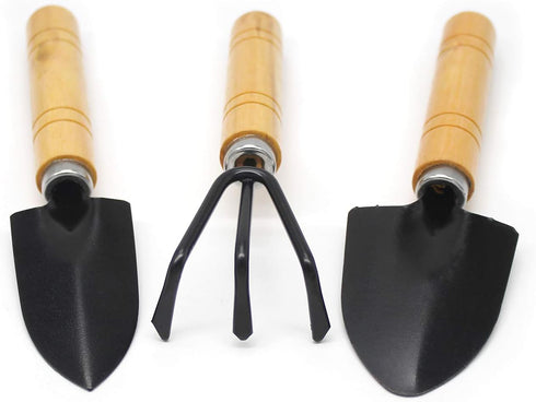 Bonsai Set 10 PCS-Mini Gardening Tools Kit for Indoor Outdoor Bonzai Include Pruner, Fold Scissors, Mini Rake, Tweezers, Cleaning Brush...
