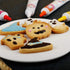 4 Pcs Halloween Theme Plunger Biscuit Mold Cutter Plastic Cookie Cutter Biscuit Stamp Mould Fondant Tool Set...