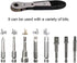 11pc 36-Tooth 1/4 inch Mini Ratchet Wrench Screwdriver Bit Set 90 Degree High Torque Mini Offset Reversible Drive Handle...