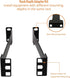 Server Rack Depth Extender - 1U - 6inch / 15.24 cm - TAA Compliant - Recessed Rack Adapter - Rack Mount Adapter Kit - Network Rack Extender...
