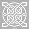 Aleks Melnyk #114 Metal Stencil, Celtic Knot, Wicca, Irish Stencil, 1 PCS, Template for Painting, Wood Burning, Pyrography, Wood Carving, for Embr...