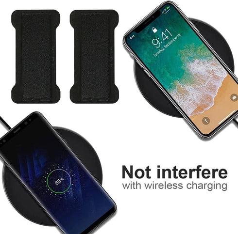 Cell Phone Finger Grip Strap Holder for Hand, Finger Strap Phone Holder, New Slim Finger Loop Selfie Grip Compatible with Most Smartphones - 3Pack...