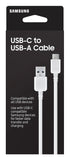 Samsung EP-DN930CWEGUS USB-C to USB-A Sync and Transfer Cable, 1 Meter, Retail Packaging, White...
