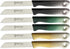 SMI 6 Pcs Paring Knife Set Serrated Solingen Germany Vegetable Knife Fruit Kitchen Knife Flexible Multi Color...