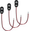 SDTC Tech 3 Pack 9V Battery Snap to 2-Pin PH2.0 Connector Cable I Type Battery Clip Lead Wire (15cm)...