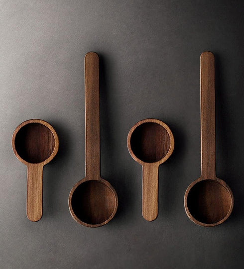 Coffee Spoons, Wooden Tablespoon Scoop, Wooden Coffee Ground Spoon, Measuring for Ground Beans or tea, Soup Cooking Mixing Stirrer Kitchen Tools U...