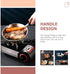 UPKOCH Small Egg Pan Frying Pan Skillet Non Stick Fry Pan Egg Pan Mini Omelet Pans Stainless Steel Pancake Maker Cookware Chef Pan Kitchen Oil Hea...
