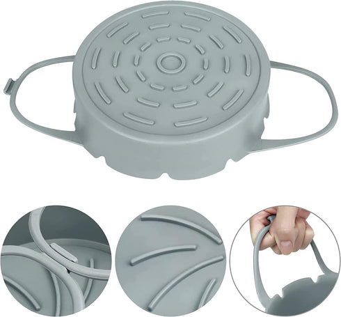 Upgrade Your Air Fryer Game with Our Reusable Silicone Liners & Oven Gloves Set - Food Grade, Non-Stick, & Easy to Clean (6 QT or Larger)...