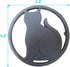 Black Cat Metal Trivet with Feet for Kitchen or Dining Table - Cast Iron - 5.6-Inches Across - More Than One Makes a Set for Countertop - Popular ...