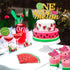 JeVenis 25 PCS Watermelon Cupcake Topper One in a Melon Cupcake Topper One in a Melon Party Decoration Watermelon Party Supplies...