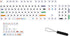 MOLGRIA Keycaps, GMK Dots White 129 Set for 60/65/80/100 percent Keyboard, Custom PBT Cherry Profile KeyCaps for Gateron Kailh Cherry MX 104/87/71...