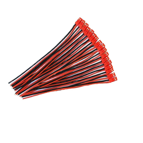 JST 2 Pin Male Female Connector 22AWG Red Black 5.9inch Wire for RC Plane Battery RC Connector Cable 25Pair...