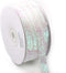3/8" (9mm) 20 Yards Roll Polyester Glitter Ribbon Sparkle Metallic Cheer Velvet Ribbon (Iridescent White)...